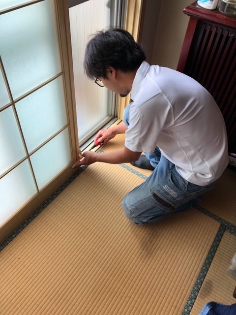 内窓PLASTのバリアフリー納まり in 長岡市の施工事例