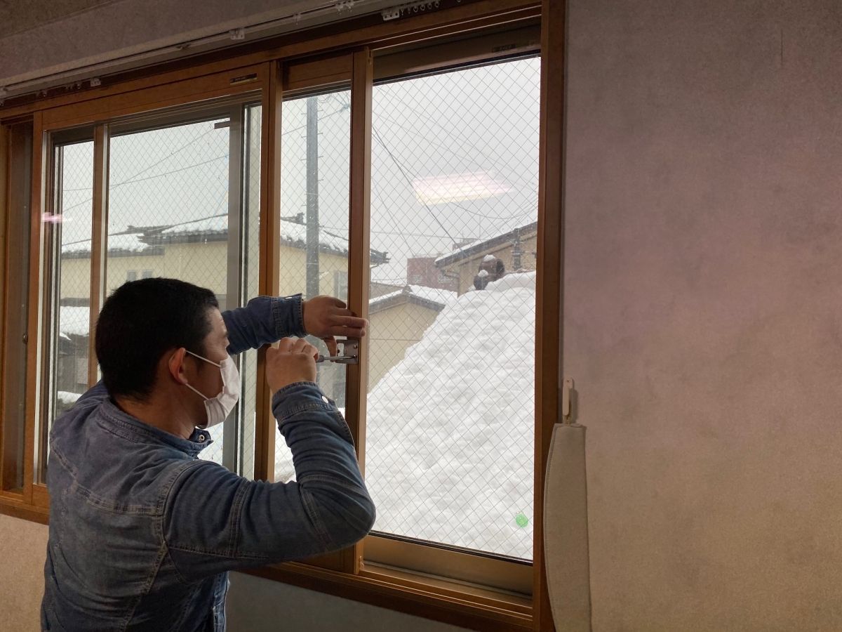 内窓でお家全体を断熱対策 in 柏崎市の施工事例