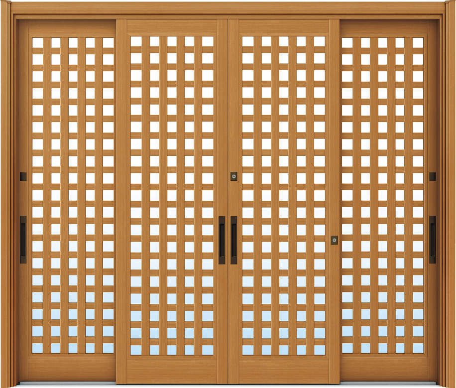 4枚建て引き違い戸