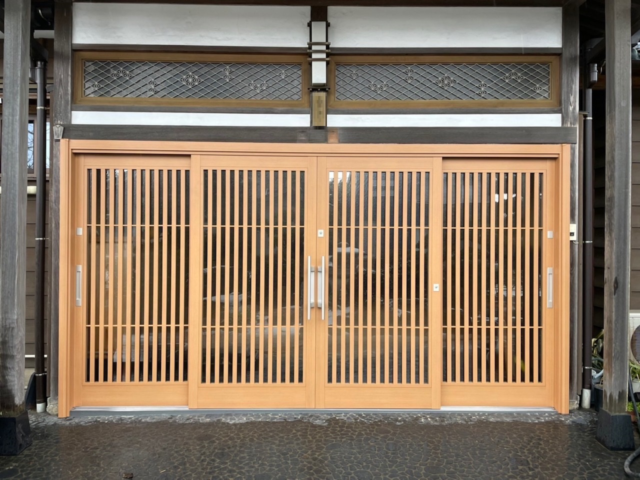 新潟市　使い勝手もしっかりと考えた玄関リフォームの施工事例