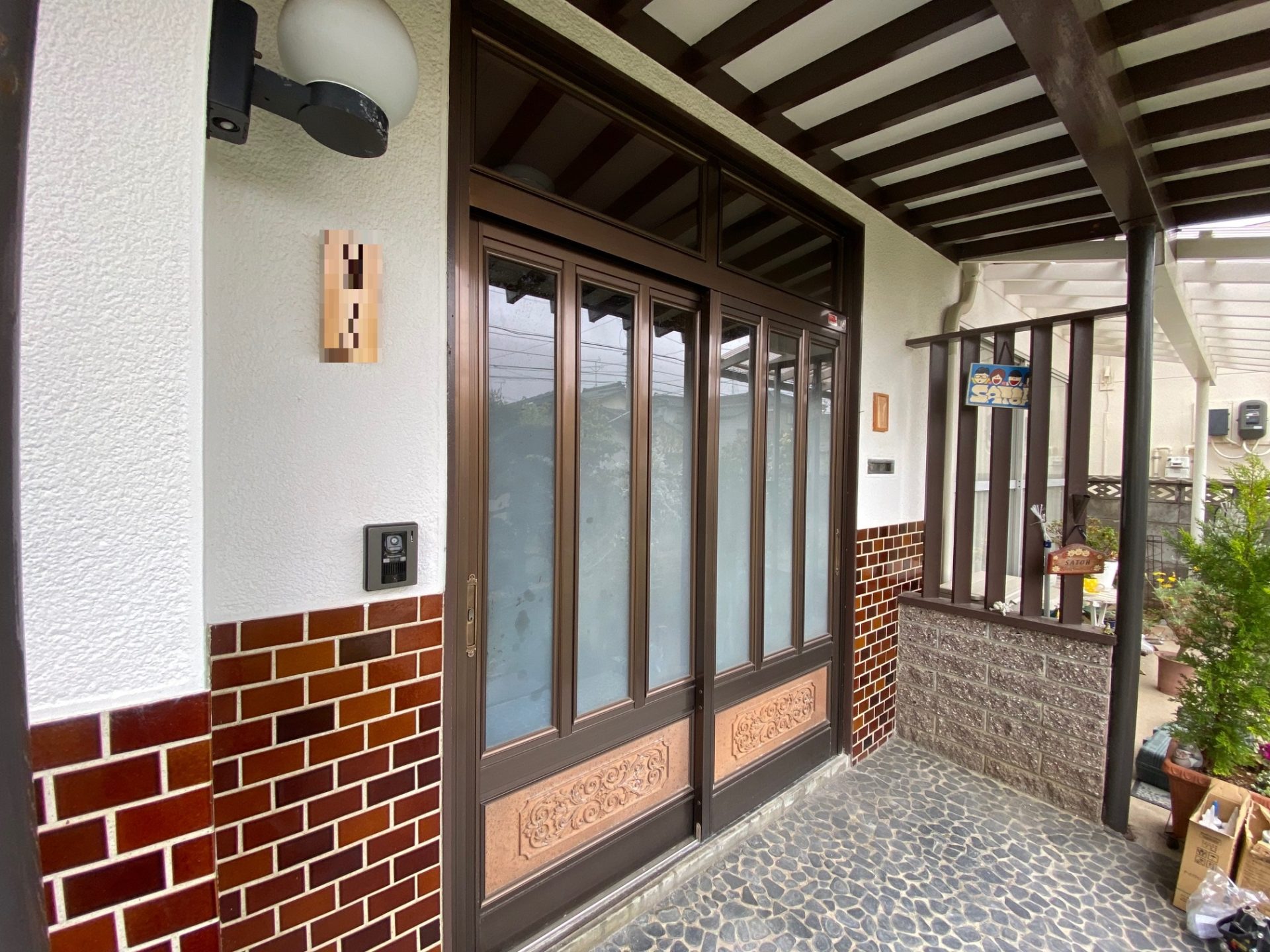 新潟市　玄関引戸と勝手口の交換で快適な暮らしへの施工事例
