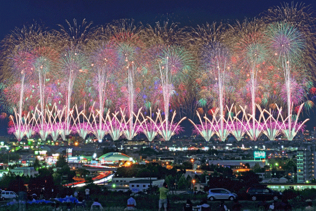 花火でも有名な長岡市