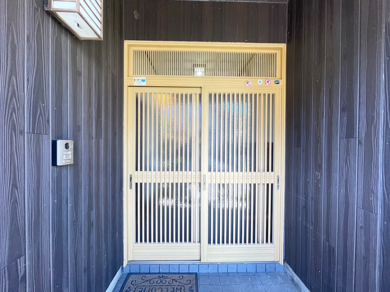 新潟市　玄関全体をみて新しい玄関引戸のプランニングの施工事例