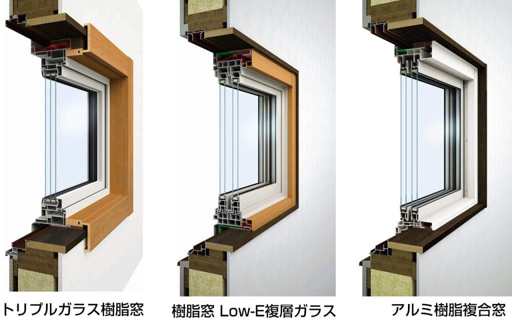 樹脂窓と断熱窓の種類