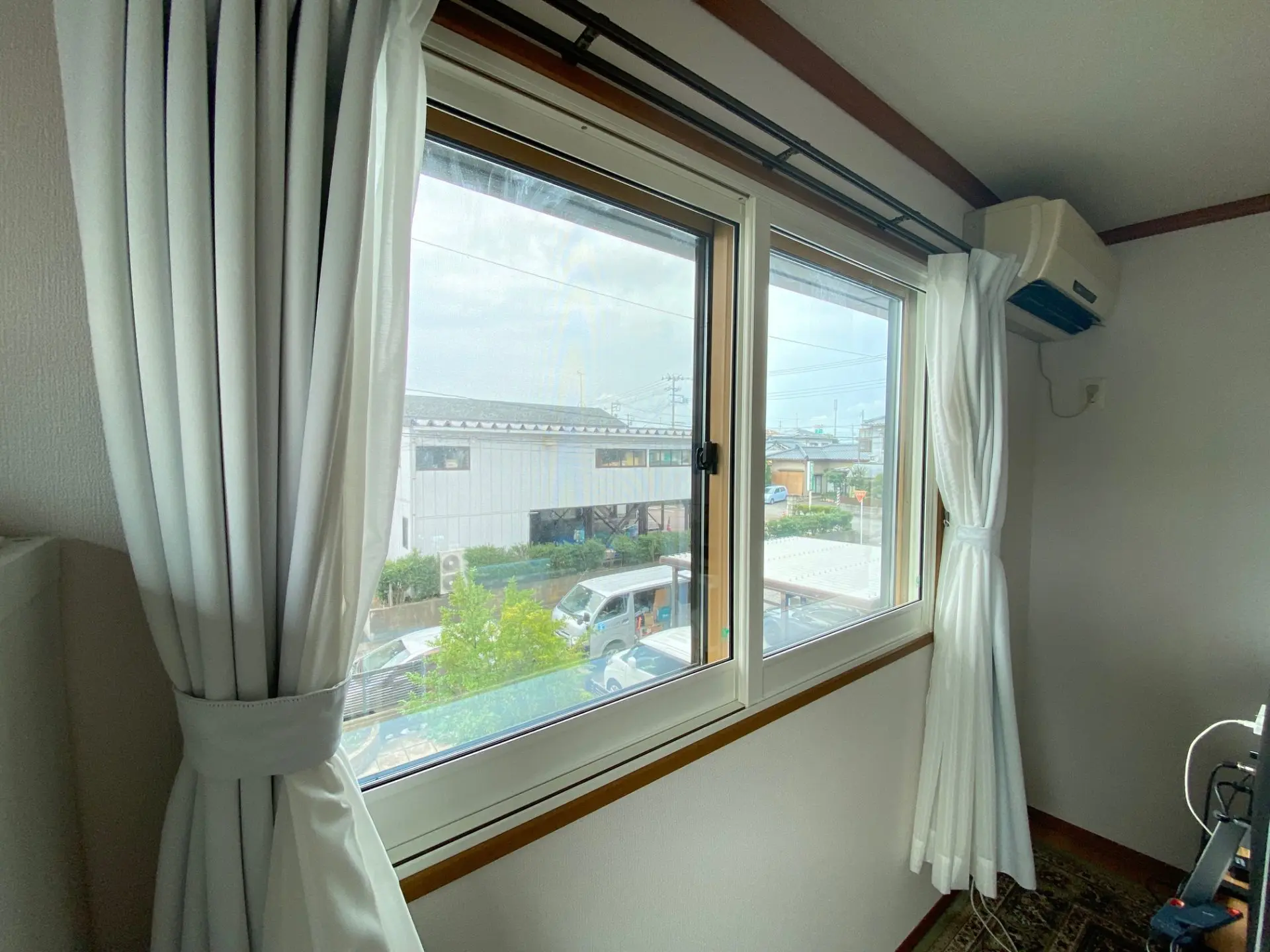 新発田市　内窓PLASTで室内の音漏れ対策の施工事例　施工後