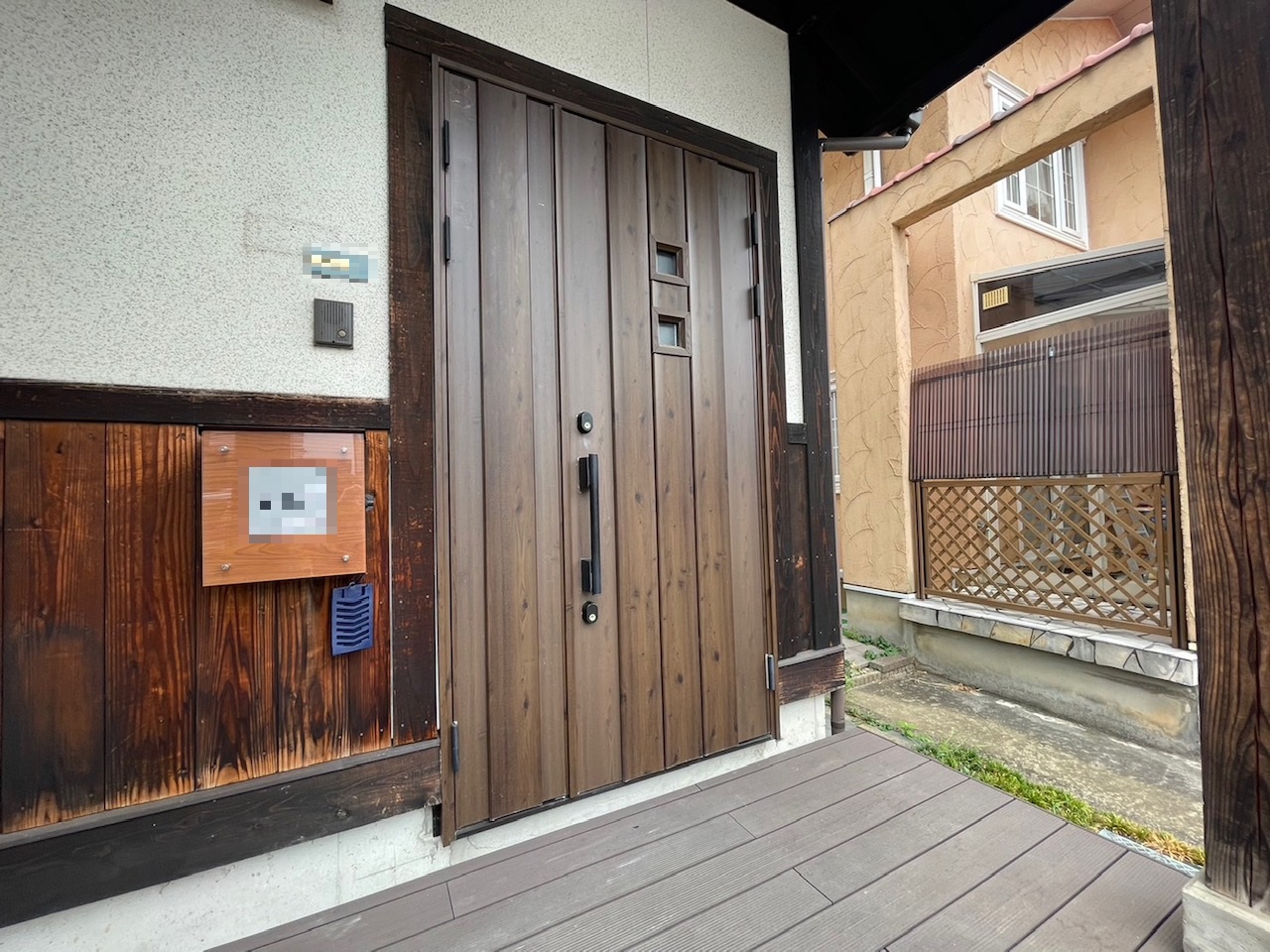 長岡市　お施主様のイメージする玄関リフォームを具現化の施工事例