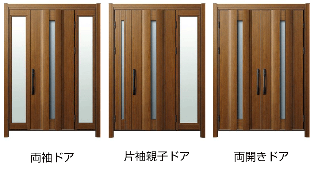 引き戸から交換できる玄関ドアの枠タイプ
