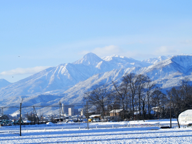 寒冷地新潟の冬景色