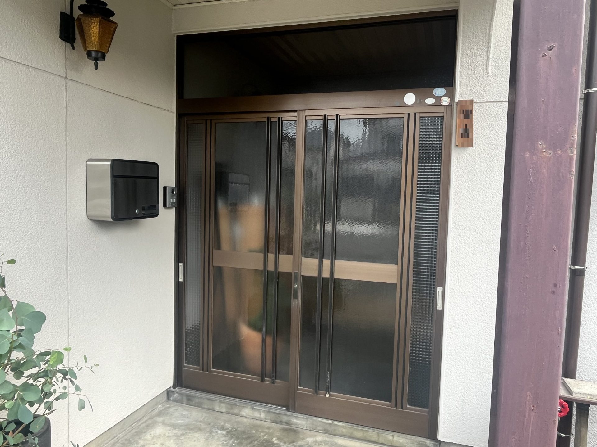 【長岡市】１日工事の玄関引戸交換　YKKAPドアリモ　C02の施工事例