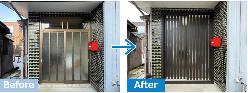 【三条市】ハツリ工事を入れ、中土間からの段差をなくす