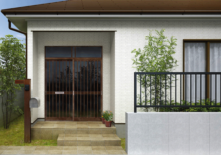 デメリットの多い古い玄関引き戸