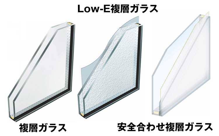 ガラス交換に使える断熱ガラスの種類
