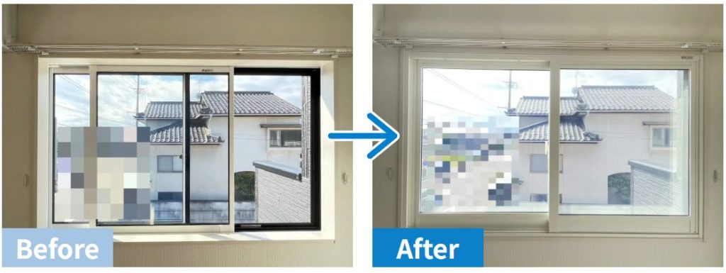 【福島県の施工実例】道路の走行音をカットする防音リフォーム　大信工業　内窓PLAST
